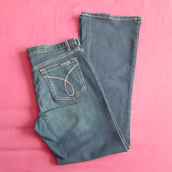 Women's Calvin Klein Blue Jean's, Size; 10 - Picture 2 of 5